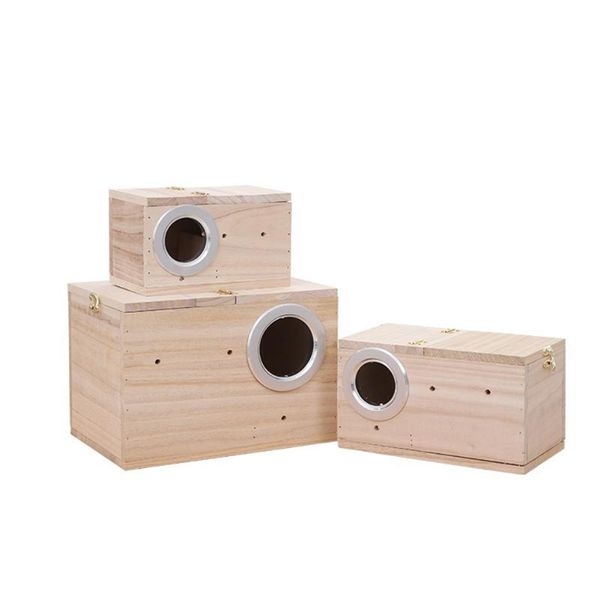 bird cages pet house wooden side opening breeding box nest feeder budgerigar parrot incubator cage home balcony decoration
bird cages pet house wooden side opening breeding box nest feeder budgerigar parrot incubator cage home balcony decoration