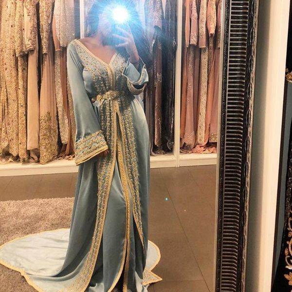 party dresses charming moroccan caftan evening appliques long prom dress v neck full sleeve arabic muslim party-dress, White;black
party dresses charming moroccan caftan evening appliques long prom dress v neck full sleeve arabic muslim party-dress, White;black