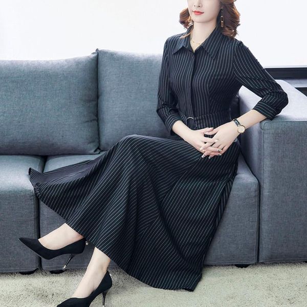 casual dresses 2021 vintage black striped midi autumn winter 3xl plus size long sleeve maxi dress elegant women bodycon party vestidos, Black;gray
casual dresses 2021 vintage black striped midi autumn winter 3xl plus size long sleeve maxi dress elegant women bodycon party vestidos, Black;gray
