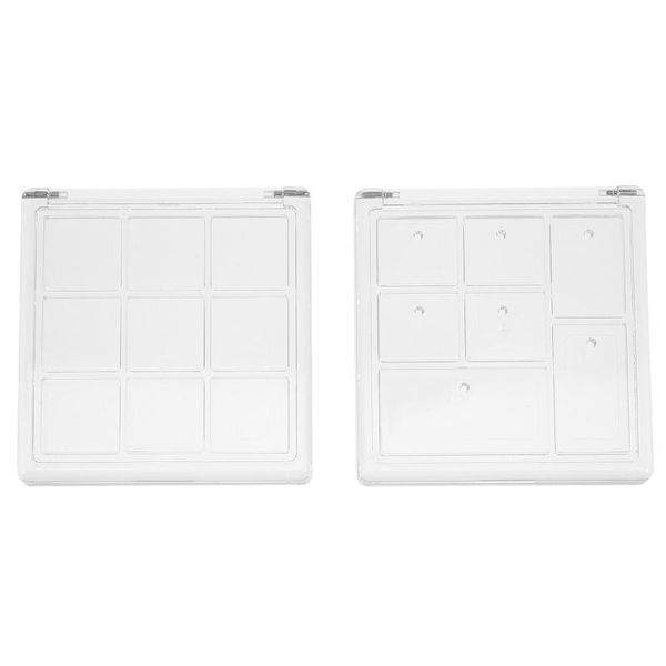 eye shadow 4pcs transparent eyeshadow palettes lipstick boxes cosmetic storage container
eye shadow 4pcs transparent eyeshadow palettes lipstick boxes cosmetic storage container