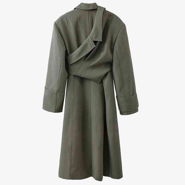 women's trench coats twotwinstyle vintage green asymmetrical windbreaker lapel long sleeve korean solid female fashion style yl6c, Tan;black
women's trench coats twotwinstyle vintage green asymmetrical windbreaker lapel long sleeve korean solid female fashion style yl6c, Tan;black