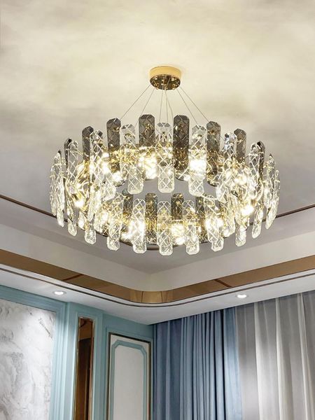postmodern light luxury crystal chandelier simple living room bedroom dining creative lamp pendant lamps
postmodern light luxury crystal chandelier simple living room bedroom dining creative lamp pendant lamps