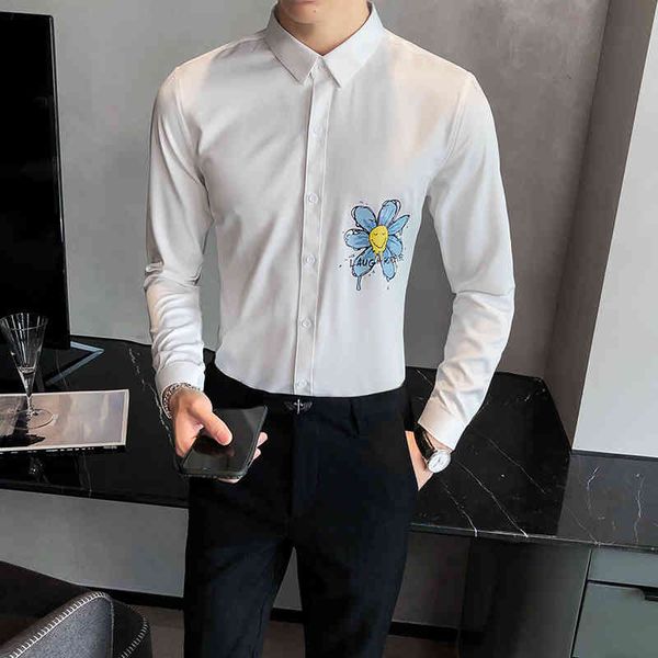 men's casual shirts estilo britnico plus size 5xl-s impresso camisas dos homens de manga longa moda simples fino ajuste streetwear noit, White;black
men's casual shirts estilo britnico plus size 5xl-s impresso camisas dos homens de manga longa moda simples fino ajuste streetwear noit, White;black
