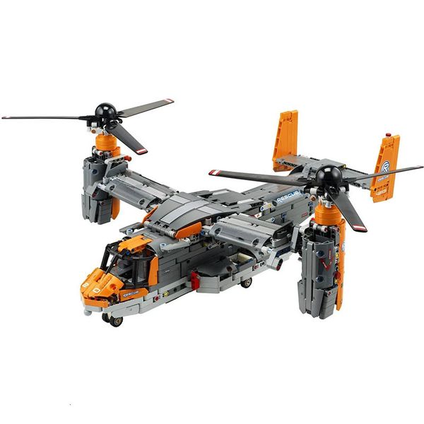 1636 pcs moc aircraft fighter bell-boeing v-22 osprey building blocks bricks kids christmas toys gifts 1008
1636 pcs moc aircraft fighter bell-boeing v-22 osprey building blocks bricks kids christmas toys gifts 1008