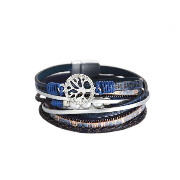 bangle ornapeadia 2021 bohemian ethnic style bracelet multi-layer winding leather tree of life lady pearl magnetic clasp, Black
bangle ornapeadia 2021 bohemian ethnic style bracelet multi-layer winding leather tree of life lady pearl magnetic clasp, Black