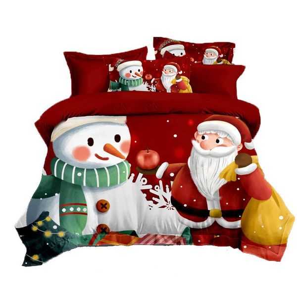 bedding sets christmas set soft bed cover skin-friendly bedclothes double side quilt and pillowcase for home household product
bedding sets christmas set soft bed cover skin-friendly bedclothes double side quilt and pillowcase for home household product