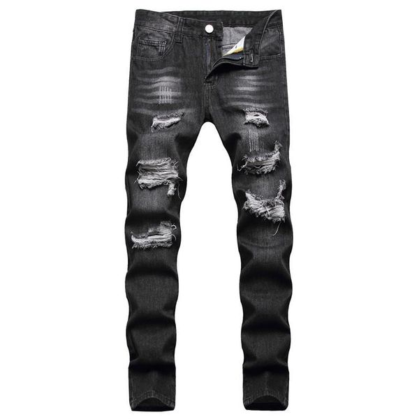 men's jeans clothing 2021 classic style business casual streetwear denim trousers trend ripped, Blue
men's jeans clothing 2021 classic style business casual streetwear denim trousers trend ripped, Blue