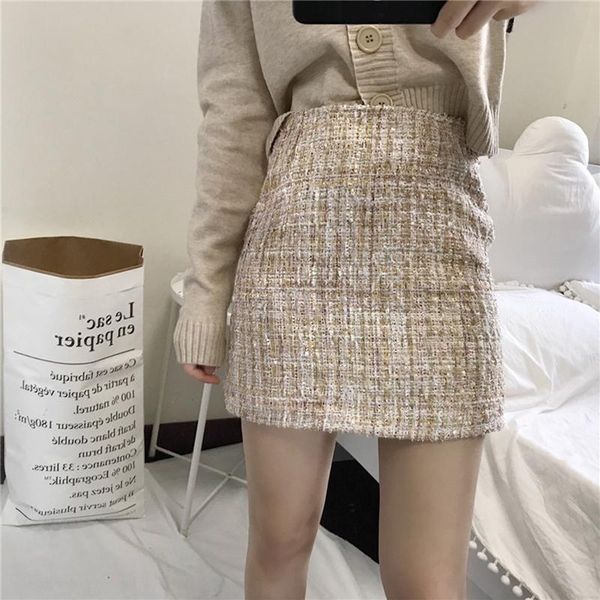 skirts vintage plaid tweed skirt women high waist zipper short pencil bodycorn kawaii cute autumn winter plus size a027, Black
skirts vintage plaid tweed skirt women high waist zipper short pencil bodycorn kawaii cute autumn winter plus size a027, Black
