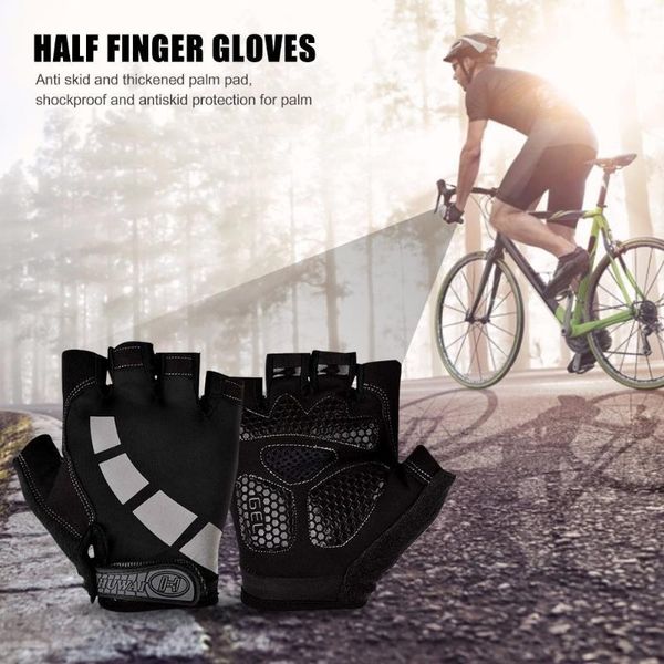 reflective half finger gloves breathable outdoor hand protector non-slip cycling portable waterproof elements1, Black
reflective half finger gloves breathable outdoor hand protector non-slip cycling portable waterproof elements1, Black