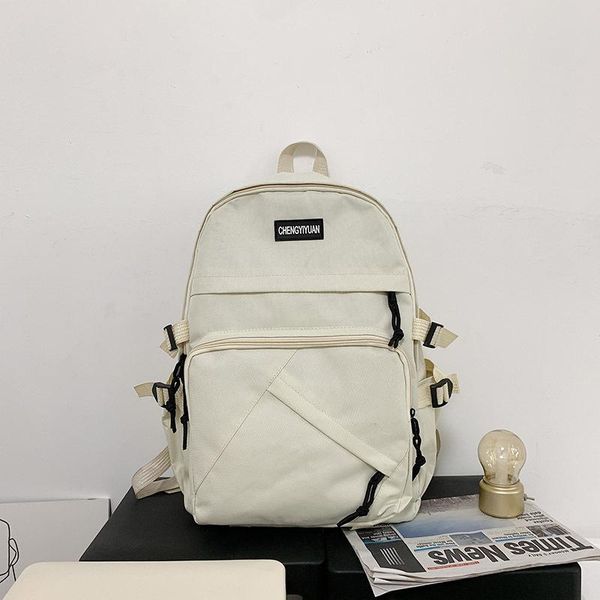 backpack for men and women 2021 trendy nylon solid color campus couple college students bookbag leisure travel bag
backpack for men and women 2021 trendy nylon solid color campus couple college students bookbag leisure travel bag