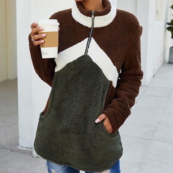 women's hoodies & sweatshirts casual fleece sweatshirt women 2021 patchwork zip faux fur oversized stand female winter plus size fluffy, Black
women's hoodies & sweatshirts casual fleece sweatshirt women 2021 patchwork zip faux fur oversized stand female winter plus size fluffy, Black
