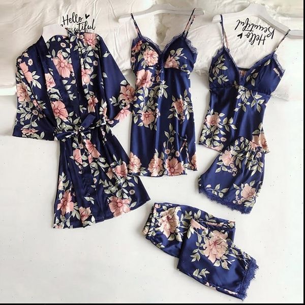 summer silk lingerie women sleepwear pijiama satin autumn spaghetti strap pajamas gown korean five piece pajama set pink, Black;red
summer silk lingerie women sleepwear pijiama satin autumn spaghetti strap pajamas gown korean five piece pajama set pink, Black;red