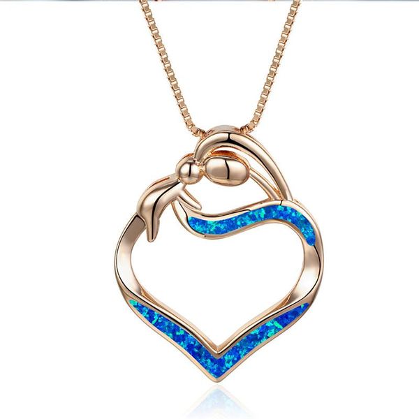 pendant necklaces white blue opal heart necklace cute mom love baby for women boho silver color chain mother's day gift
pendant necklaces white blue opal heart necklace cute mom love baby for women boho silver color chain mother's day gift