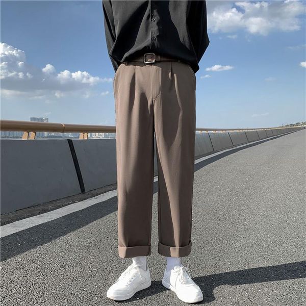 spring autumn formal suit pants men korean fashion loose casual harajuku streetwear retro wild straight men's, Black
spring autumn formal suit pants men korean fashion loose casual harajuku streetwear retro wild straight men's, Black