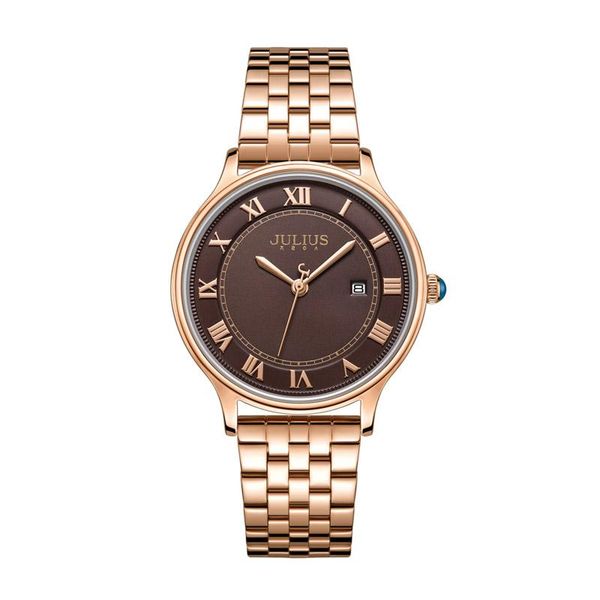 wristwatches auto date stainless steel julius lady women's watch japan quartz elegant fashion hours clock bracelet girl's birthday, Slivery;brown
wristwatches auto date stainless steel julius lady women's watch japan quartz elegant fashion hours clock bracelet girl's birthday, Slivery;brown