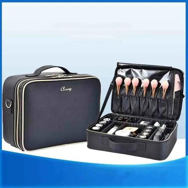 cosmetic bags & cases wholesale portable makeup brush black bag case pouch storage handle organizer large capacity 
cosmetic bags & cases wholesale portable makeup brush black bag case pouch storage handle organizer large capacity