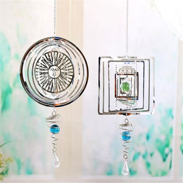 decorative objects & figurines stainless steel 3d metal rotating wind chime christmas pendant hanging spinner spiral windchimes garden yard
decorative objects & figurines stainless steel 3d metal rotating wind chime christmas pendant hanging spinner spiral windchimes garden yard