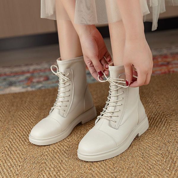 boots leosoxs women ankle genuine leather platform female shoes autumn/winter casual short white british style, Black
boots leosoxs women ankle genuine leather platform female shoes autumn/winter casual short white british style, Black