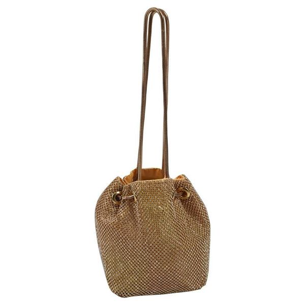 shoulder bags women polyester + rhinestone metal evening bucket bag clutch
shoulder bags women polyester + rhinestone metal evening bucket bag clutch