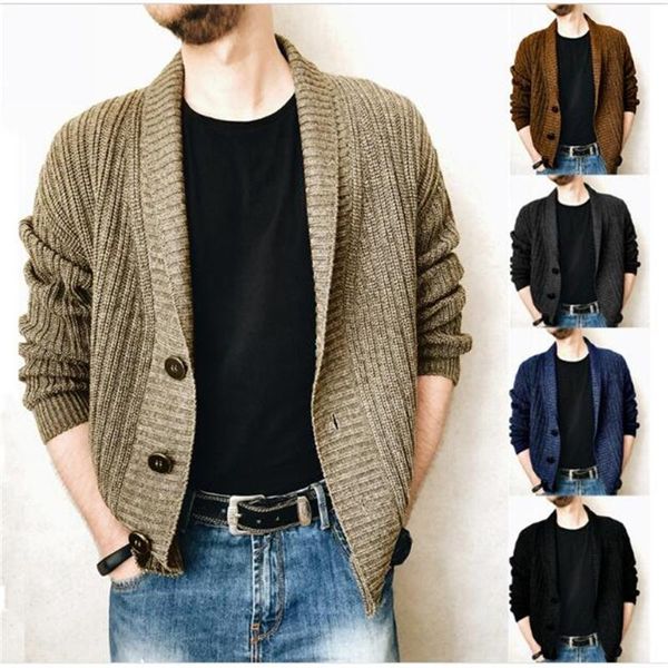 men's sweaters 2021 autumn/winter british style men cotton wool v-neck pure color single-breasted casual loose thick kniting sweater s-, White;black
men's sweaters 2021 autumn/winter british style men cotton wool v-neck pure color single-breasted casual loose thick kniting sweater s-, White;black