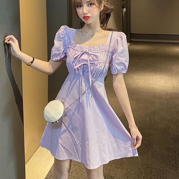 2021 summer dresses of women puff manga casual holiday high waist frilly fashion rentals to sweet mini dress, Black;gray
2021 summer dresses of women puff manga casual holiday high waist frilly fashion rentals to sweet mini dress, Black;gray