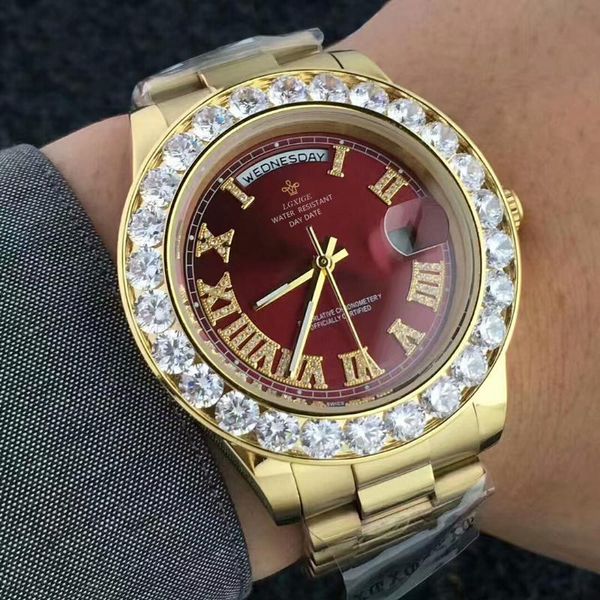 wristwatches fashion diamond luxury men's watch quartz brand week calendar, Slivery;brown
wristwatches fashion diamond luxury men's watch quartz brand week calendar, Slivery;brown