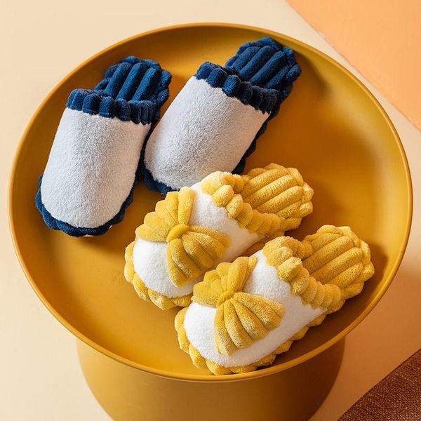 women's slippers bow cotton ladies cute winter warm indoor non-slip home shoe house, Black
women's slippers bow cotton ladies cute winter warm indoor non-slip home shoe house, Black
