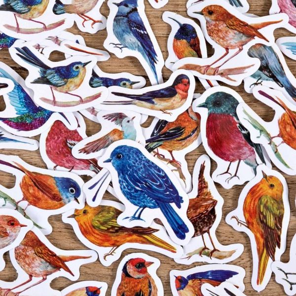 46pcs/box cute bird stickers stationery diy colorful print scrapbooking diary label gift wrap
46pcs/box cute bird stickers stationery diy colorful print scrapbooking diary label gift wrap