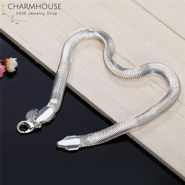 link, chain silver/gold color gp bracelets for women 6mm soft snake bangle bracelet wristband pulseira femme wedding bridal jewelry, Black
link, chain silver/gold color gp bracelets for women 6mm soft snake bangle bracelet wristband pulseira femme wedding bridal jewelry, Black
