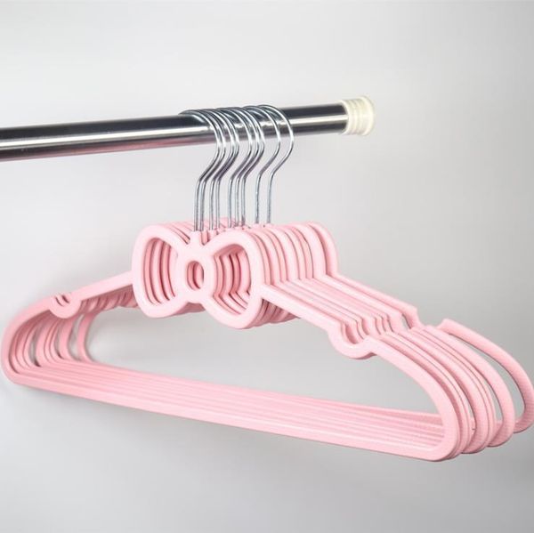 20pcs/set pink bow clothes hanger plastic non-slip outdoor drying storage rack cute love wedding hangers & racks
20pcs/set pink bow clothes hanger plastic non-slip outdoor drying storage rack cute love wedding hangers & racks