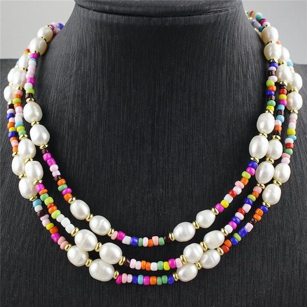 chains 5pcs/lot ranibow beads with pearl necklace,colorful small charm necklace,chic freshwater combination jewelry, Silver
chains 5pcs/lot ranibow beads with pearl necklace,colorful small charm necklace,chic freshwater combination jewelry, Silver