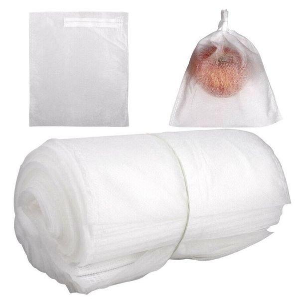 -100pcs garden plant fruit cover protect net mesh bag against insect bird pest planters & pots
-100pcs garden plant fruit cover protect net mesh bag against insect bird pest planters & pots