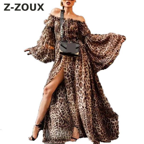 casual dresses z-zoux women dress leopard print slash neck high waist split maxi long sleeve loose beach autumn 2021, Black;gray
casual dresses z-zoux women dress leopard print slash neck high waist split maxi long sleeve loose beach autumn 2021, Black;gray