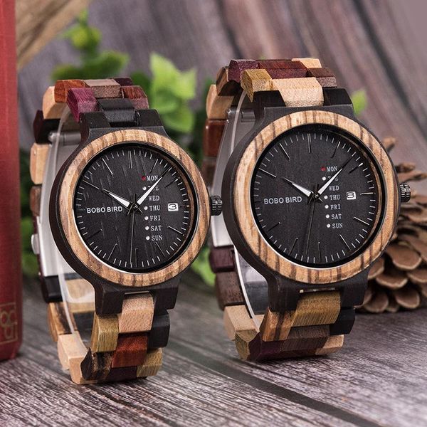 wristwatches calendar couple wood watch men women quartz week date timepiece colorful wooden band logo customize gift wholesale dropship, Slivery;brown
wristwatches calendar couple wood watch men women quartz week date timepiece colorful wooden band logo customize gift wholesale dropship, Slivery;brown