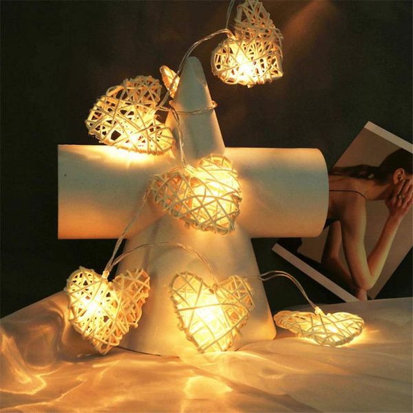 strings 10/20/40leds rattan heart led string lights holiday lighting christmas wedding party valentie's day decoration fairy garland
strings 10/20/40leds rattan heart led string lights holiday lighting christmas wedding party valentie's day decoration fairy garland