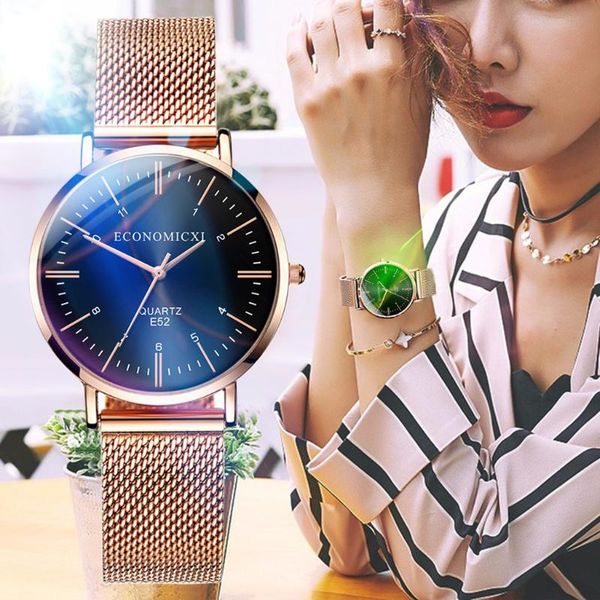 fashion women rose gold bracelet watch mesh belt analog quartz clock dress party drop shopping reloj de moda dama wd3 wristwatches, Slivery;brown
fashion women rose gold bracelet watch mesh belt analog quartz clock dress party drop shopping reloj de moda dama wd3 wristwatches, Slivery;brown