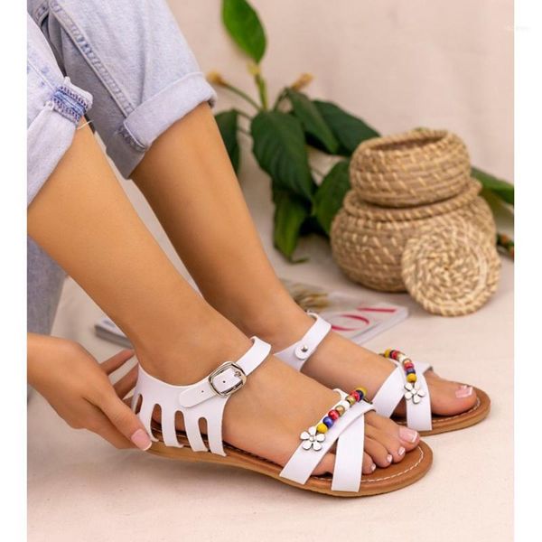 sandals ayline white skin sandals11, Black