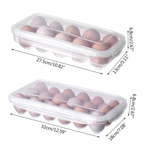 storage bottles & jars e8bd 10/18 grid egg box eggs tray with lid kitchen refrigerator organizer
storage bottles & jars e8bd 10/18 grid egg box eggs tray with lid kitchen refrigerator organizer