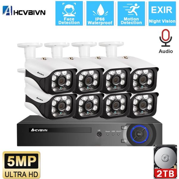h.265 8ch 5mp cctv camera system wireless poe nvr kit outdoor waterproof audio ip security surveillance kits
h.265 8ch 5mp cctv camera system wireless poe nvr kit outdoor waterproof audio ip security surveillance kits