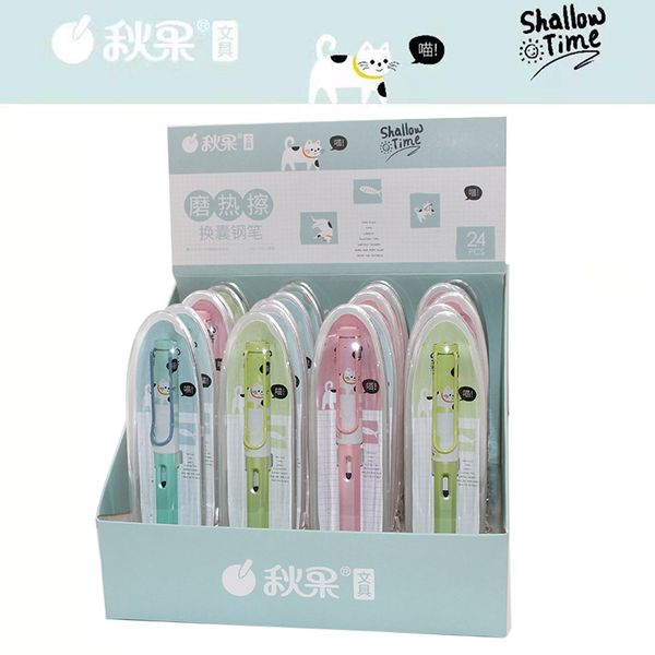 1905 qiuguo rubbing heat erasing and changing bag pen erasable replaceable ink friction with rubber
1905 qiuguo rubbing heat erasing and changing bag pen erasable replaceable ink friction with rubber