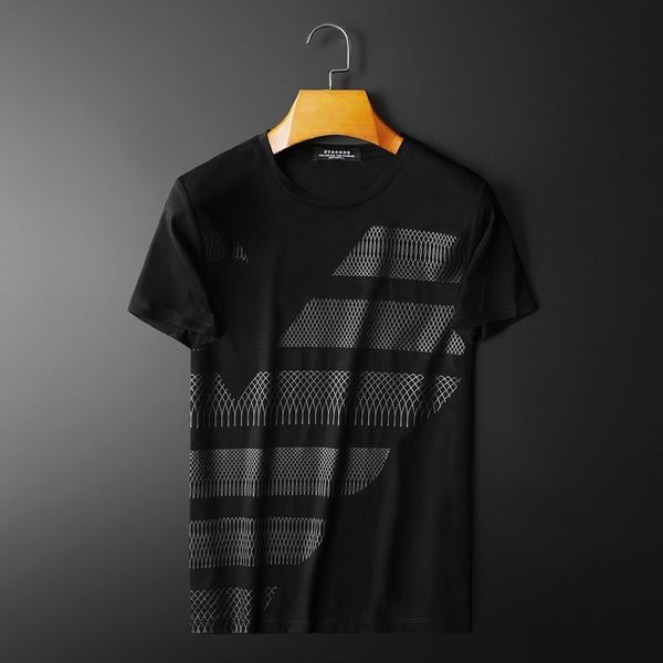 fashion t shirts men's printed short sleeve youth trend half 2021 summer, White;black
fashion t shirts men's printed short sleeve youth trend half 2021 summer, White;black