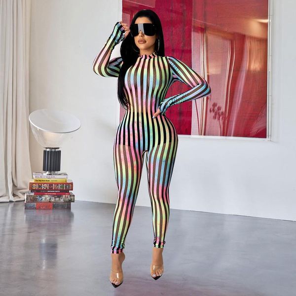 women's jumpsuits & rompers jumpsuit women summer 2021 mesh sheer stripe bodycon womens long sleeve white one piece outfits, Black;white
women's jumpsuits & rompers jumpsuit women summer 2021 mesh sheer stripe bodycon womens long sleeve white one piece outfits, Black;white