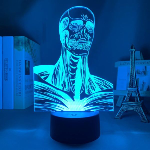 night lights anime led light attack on titan colossus for bedroom decor kid birthday gift manga shingeki no kyojin 3d lamp
night lights anime led light attack on titan colossus for bedroom decor kid birthday gift manga shingeki no kyojin 3d lamp