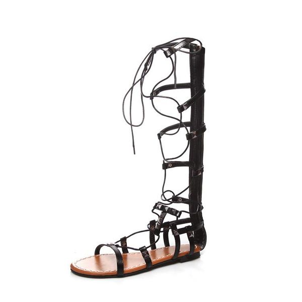 plus size personalized lace up roman shoes summer flat sandals ladies women woman, Black
plus size personalized lace up roman shoes summer flat sandals ladies women woman, Black