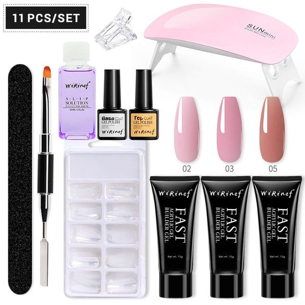 nail gel wirinef 15ml poly uv set fast builder quick hard jelly acrylic crystal polish, Red;pink
nail gel wirinef 15ml poly uv set fast builder quick hard jelly acrylic crystal polish, Red;pink