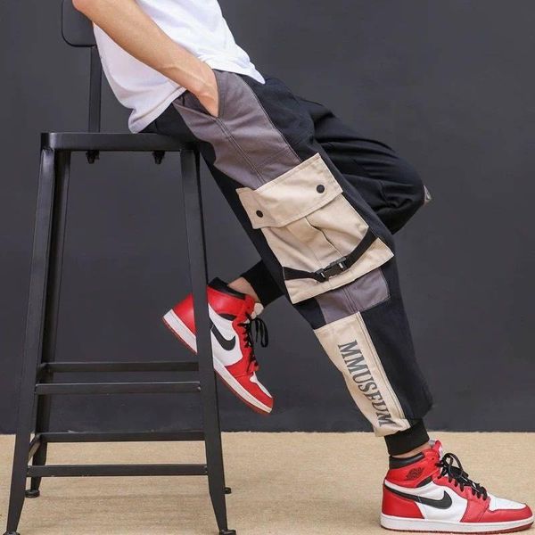 men's pants multi-pocket harem trousers streetwear funny sweatpants hombre male casual fashion high street japanese cargo men, Black
men's pants multi-pocket harem trousers streetwear funny sweatpants hombre male casual fashion high street japanese cargo men, Black
