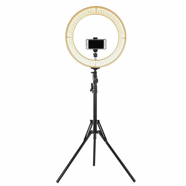 mirrors 19" selfie lamp pography lighting dimmable led ring light kit w/stand 6000k for makeup phone camera youtube portrait
mirrors 19" selfie lamp pography lighting dimmable led ring light kit w/stand 6000k for makeup phone camera youtube portrait