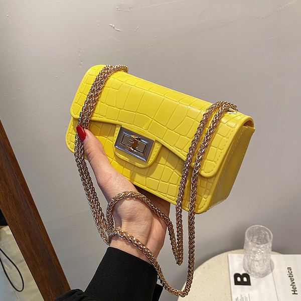 niche design advanced crocodile pattern jelly bag new fashion female messenger bag chain square bag shoulder width 17.5cm
niche design advanced crocodile pattern jelly bag new fashion female messenger bag chain square bag shoulder width 17.5cm