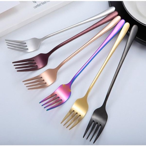 forks stainless steel and titanium plated dual-purpose long-handled thickened steak fork
forks stainless steel and titanium plated dual-purpose long-handled thickened steak fork