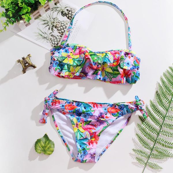 two-piece suits 7-16years girls swimsuit 2021 large size swimwear with inner pad floral two piece children's 1062
two-piece suits 7-16years girls swimsuit 2021 large size swimwear with inner pad floral two piece children's 1062